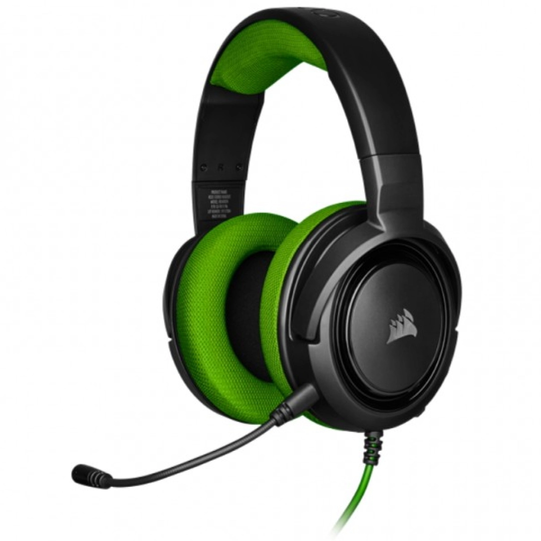 Компьютерные наушники Corsair HS35 STEREO - Green