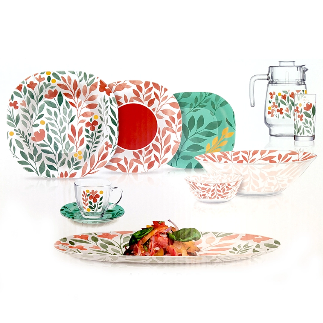 Luminarc Alvis Red stol servizi, 46 ta buyum