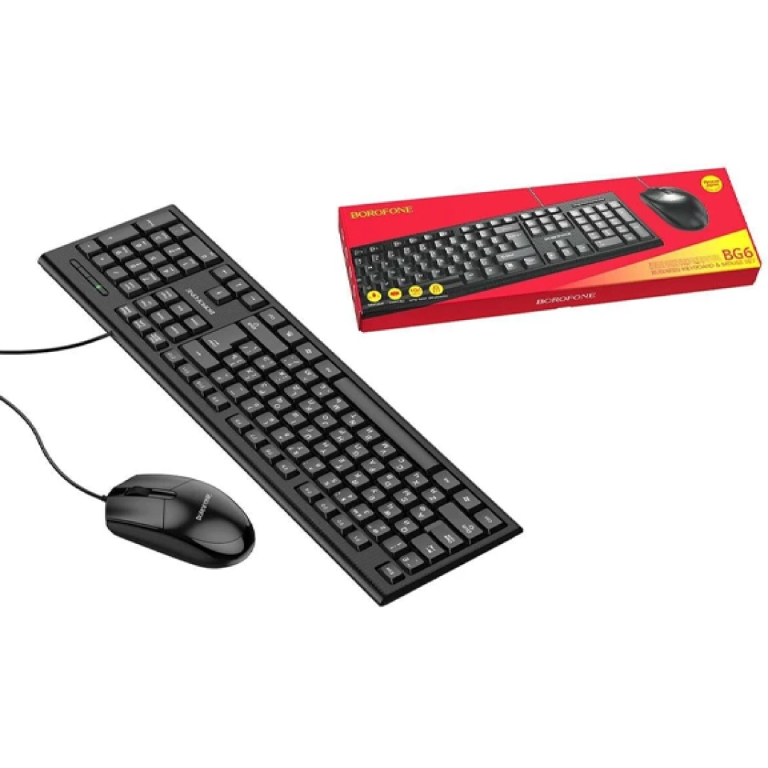 Borofone BG6 klaviatura va sichqonchasi