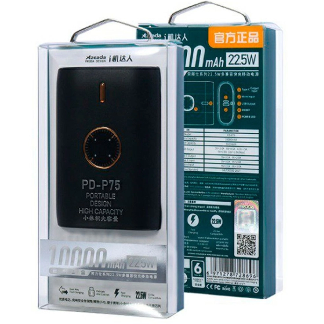 Proda PD-P75 10000mAh Proda portativ akkumulyatori