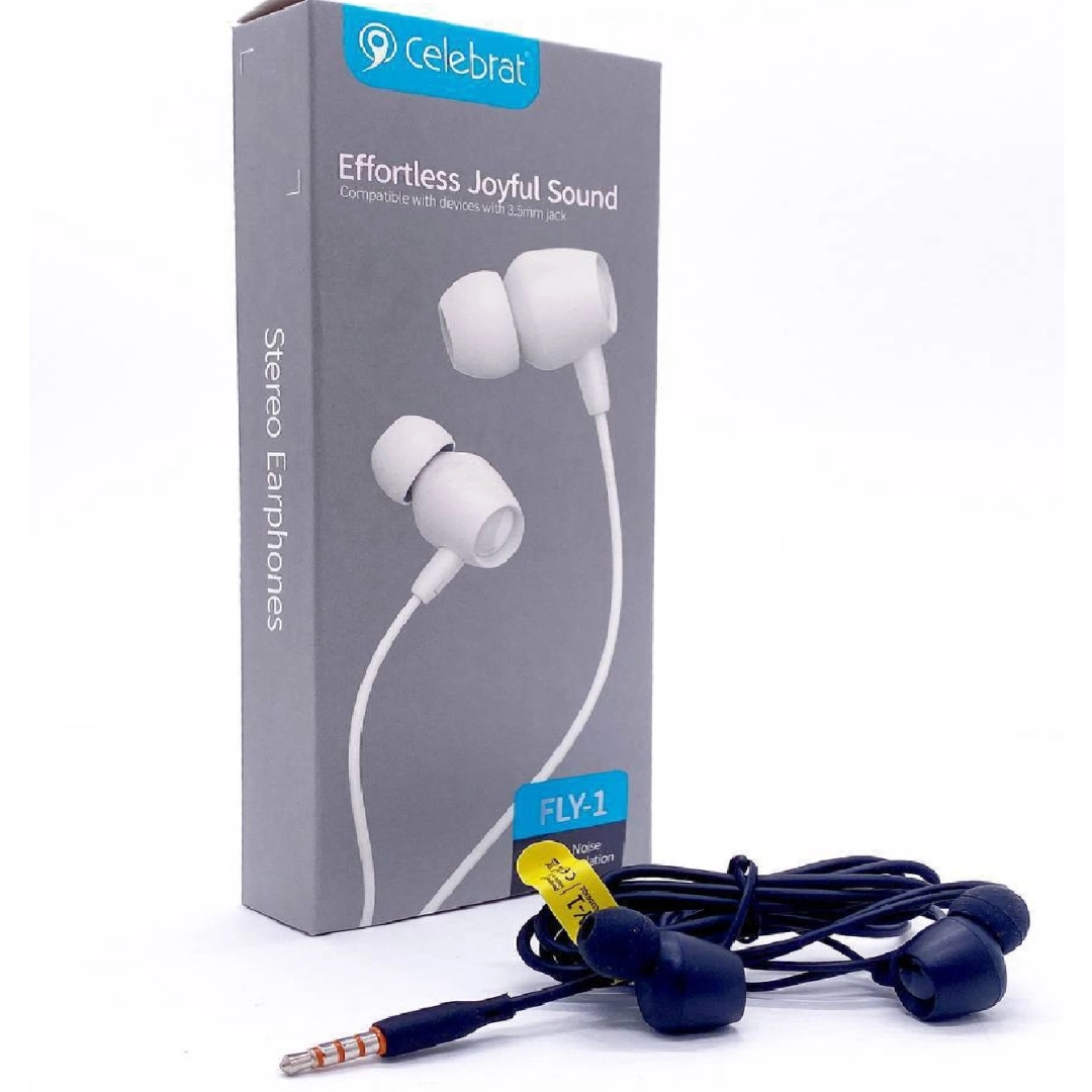 Celebrat FLY-1 White simli quloqchini