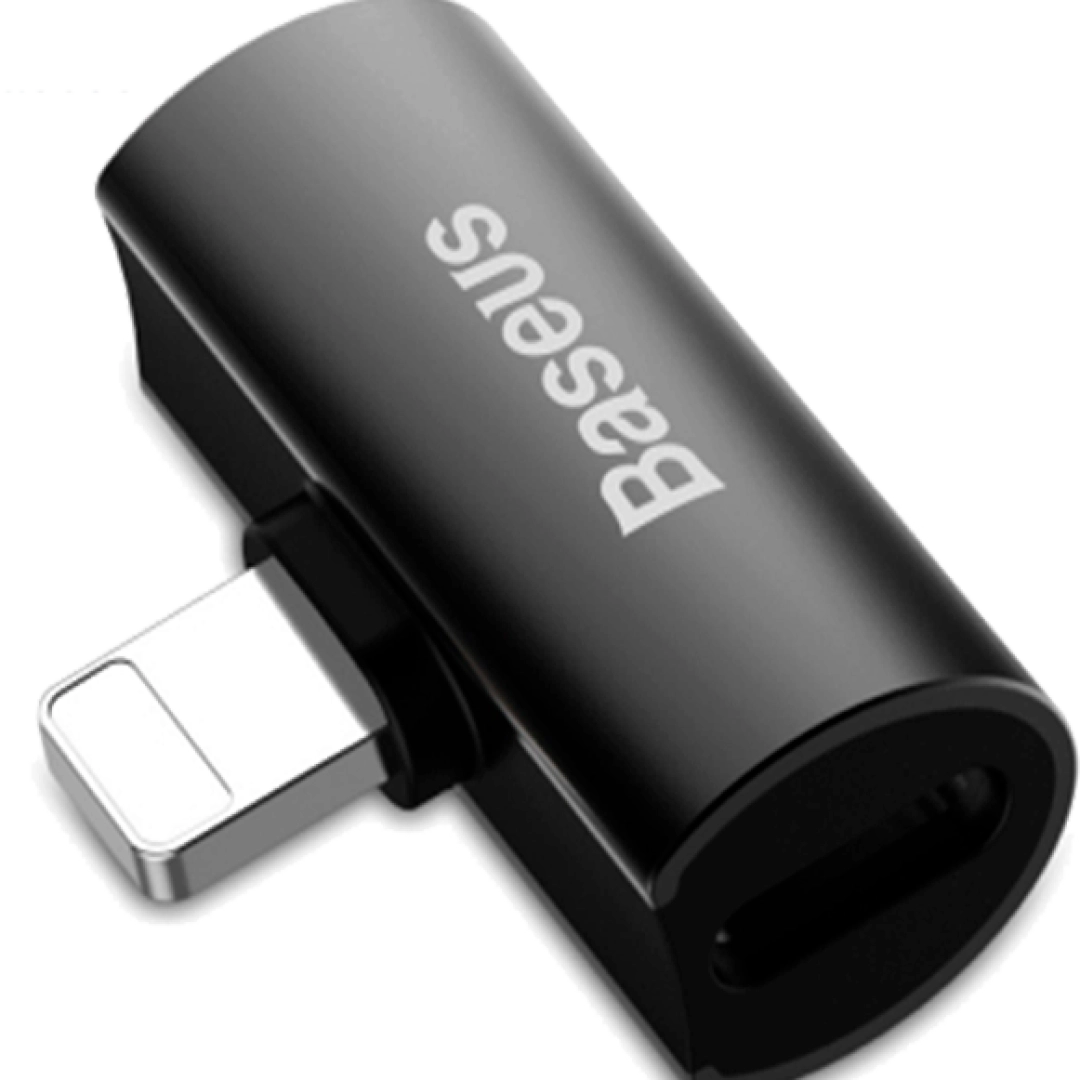 Адаптер Baseus L46 iPhone Male to Dual iPhone Female Adapters