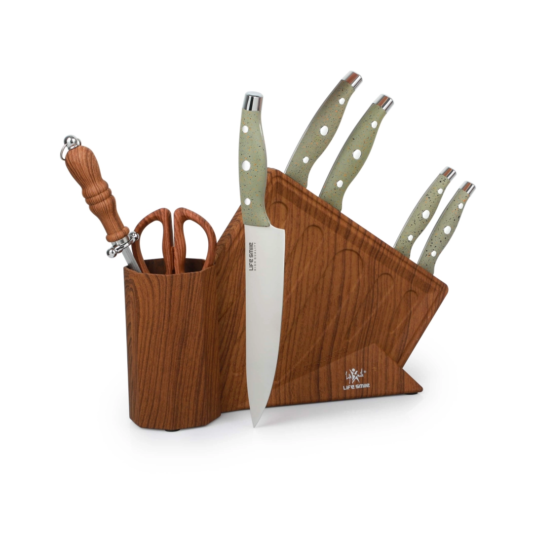 Набор ножевых блоков Life smile (8 предметов)