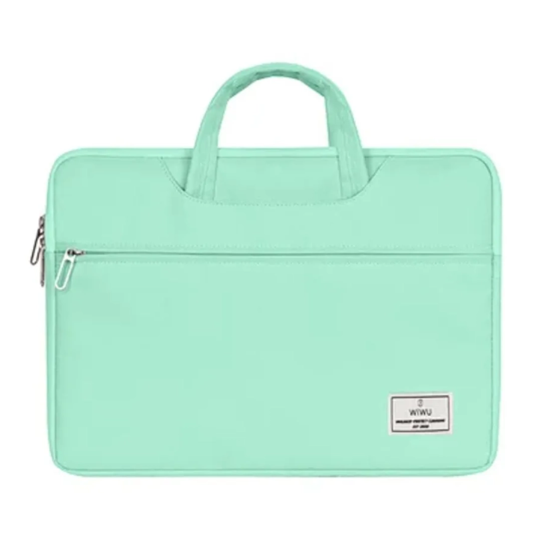 Wiwu ViVi Laptop Handbag 15.6" yashil noutbuk sumkasi