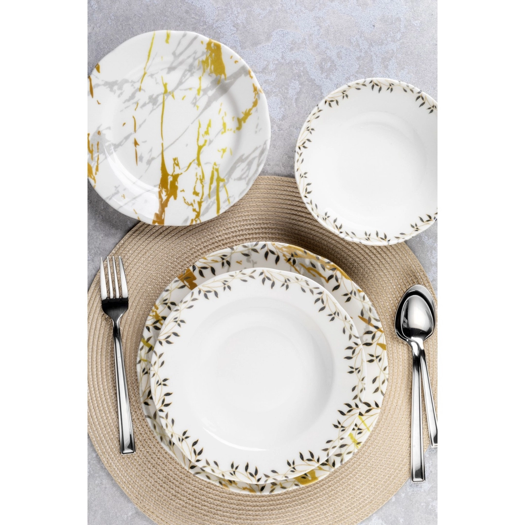 Fiyat (24 buyumli) dasturxon servizi Organik ORG24YS01DB1355