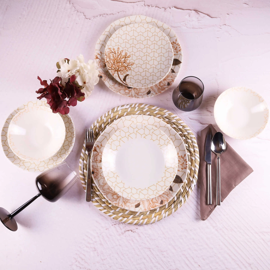 Fiyat (24 buyumli) dasturxon servizi Organik ORG24YS01DB1155