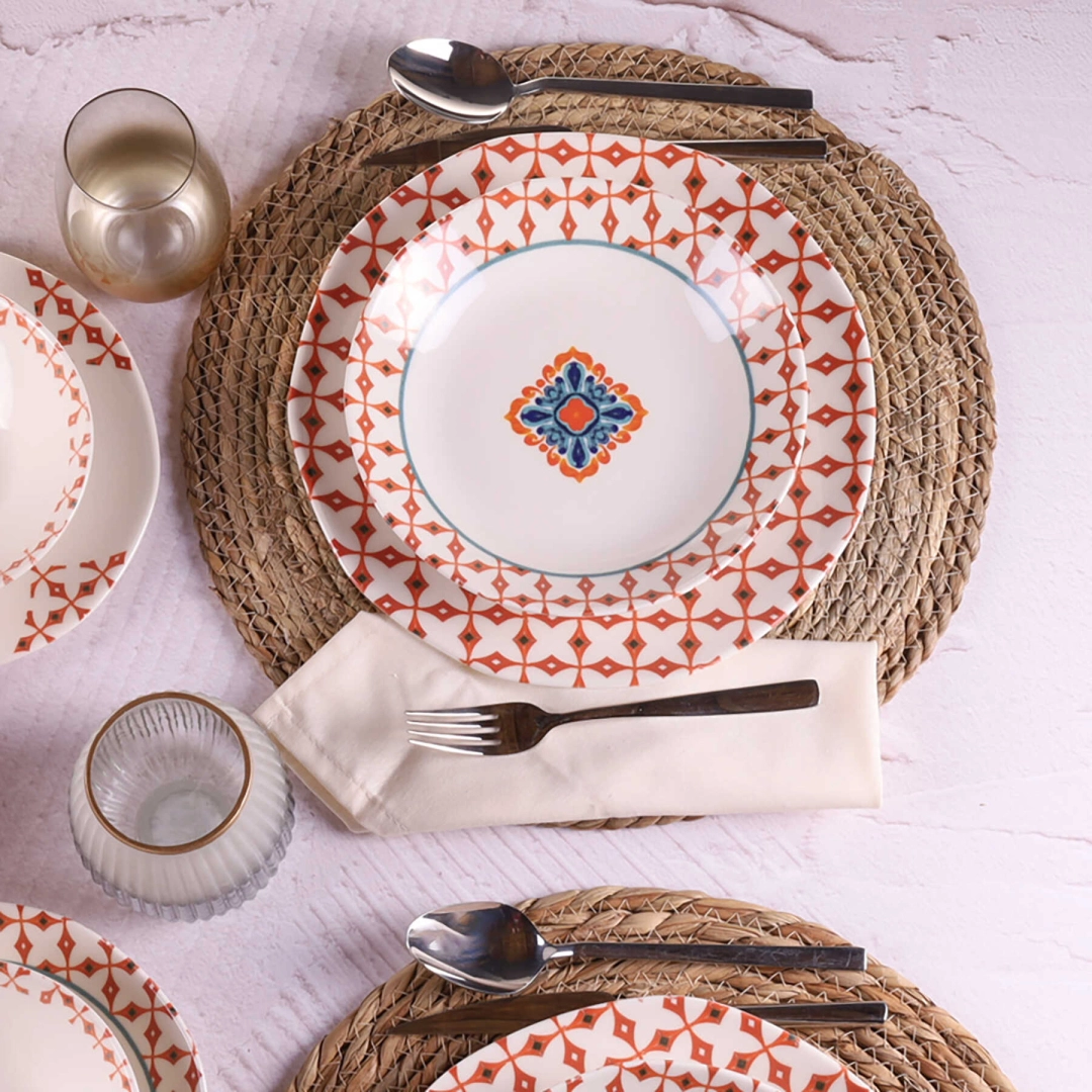 Fiyat (24 buyumli) dasturxon servizi Organik ORG24YS01DB1960