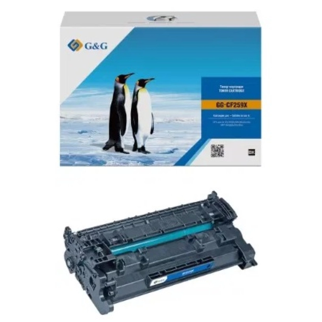 G&G (HP LJ M304/m404/mfp M428) 10000 sahifa GG-CF259X qora toner kartriji
