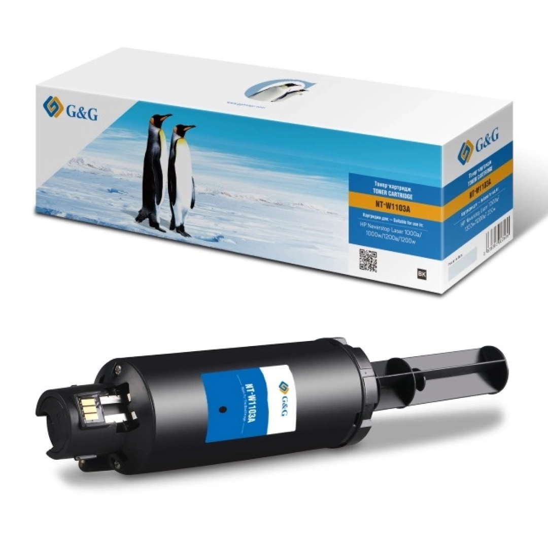 G&G (HP Neverstop Laser 1000a/1000w/1200a/1200w) 2500 sahifa NT-W1103A qora toner kartriji - rasm №1 G&G (HP Neverstop Laser 1000a/1000w/1200a/1200w) 2500 sahifa NT-W1103A qora toner kartriji