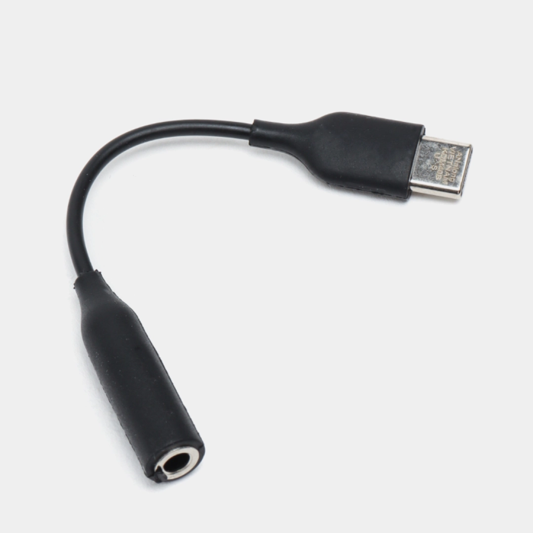 Samsung Headset Jack Type-C 3.5 mm qora adapteri