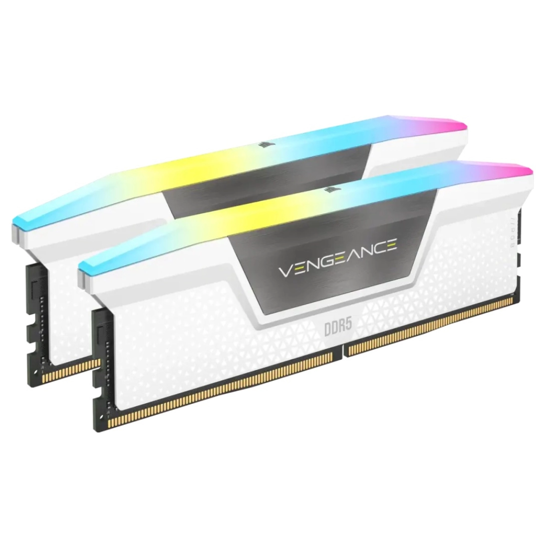 Оперативная память Corsair Vengeance RGB 32GB (2x16GB) DDR5 6200HMz C36 White