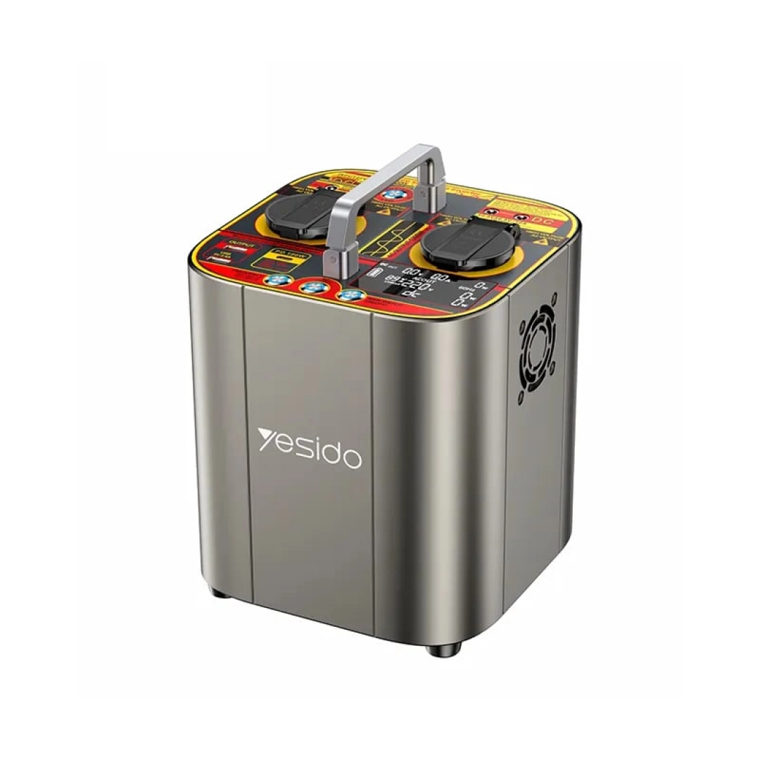 Аккумуляторы Yesido YP38 1200W 275000 мАч серебристый - фото №1 Аккумуляторы Yesido YP38 1200W 275000 мАч серебристый