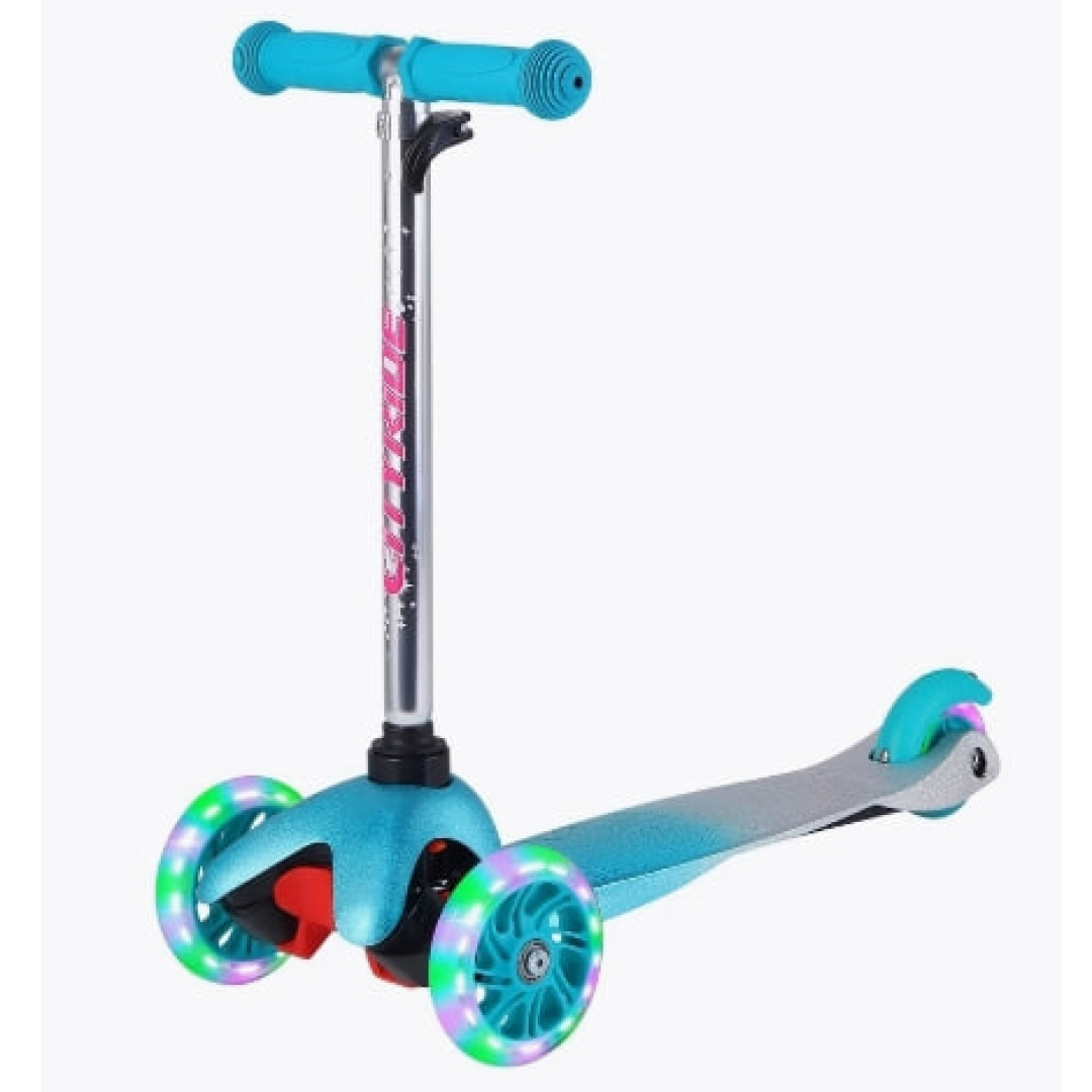 PowerGym A34 Bolalar skuteri (ko'k, pushti)