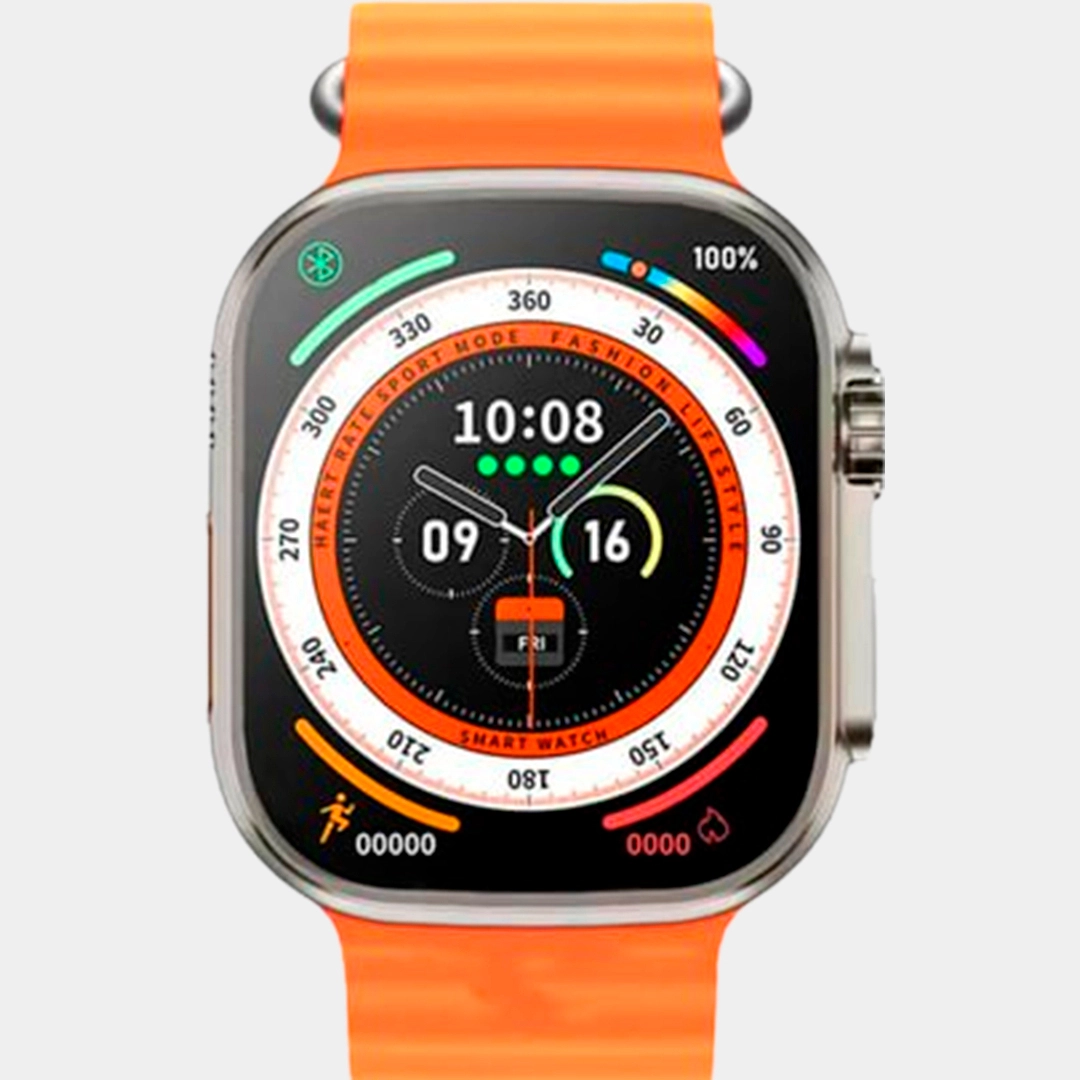 Смарт часы Watch 8 Ultra Max 49mm black/orange