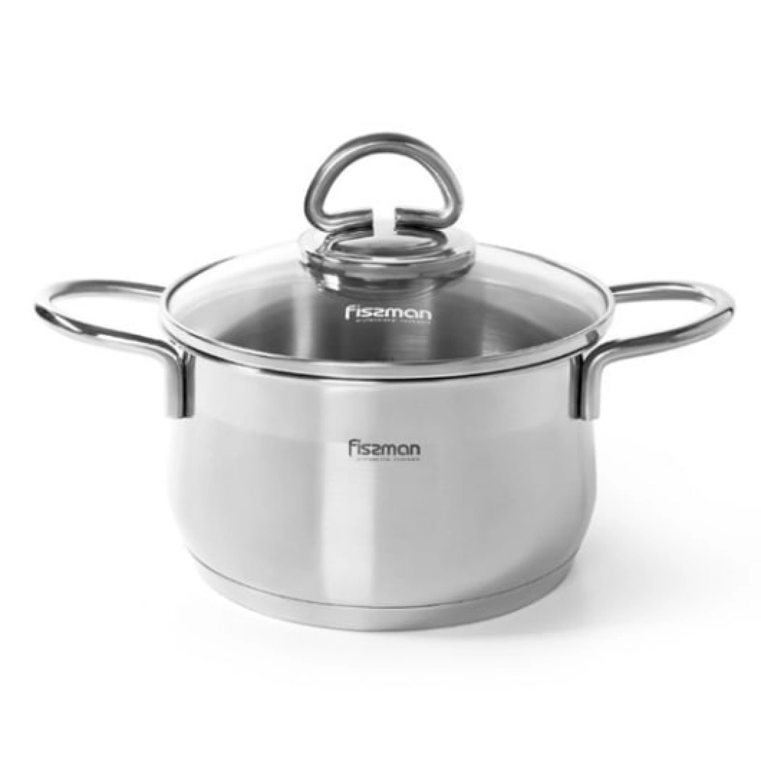 Кастрюля MONICA 16x9,5 см /1,9 л со стеклянной крышкой