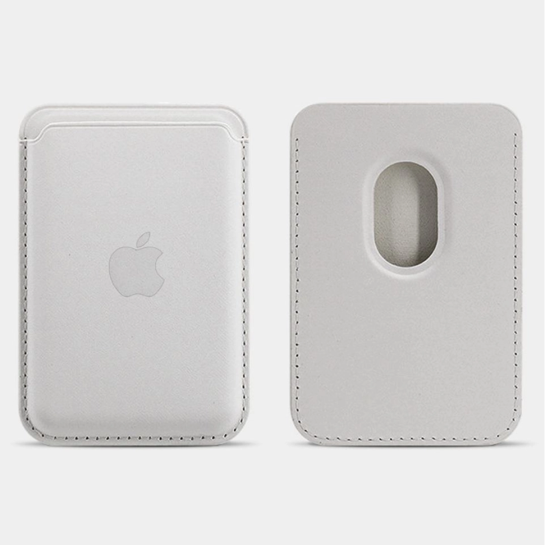 iPhone Leather Wallet MagSafe oq charm hamyoni