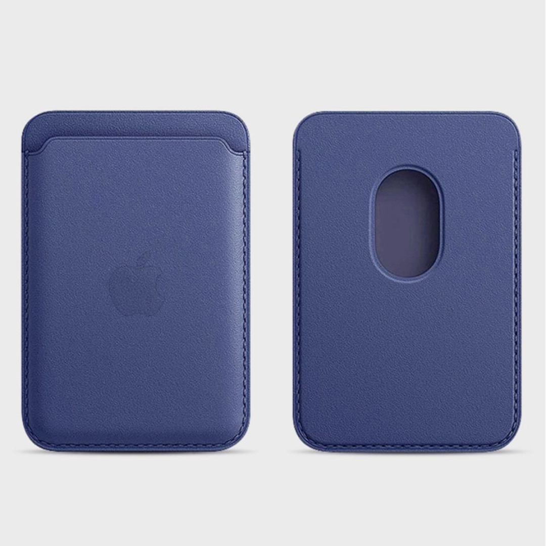 iPhone Leather Wallet MagSafe binafsharang charm hamyoni