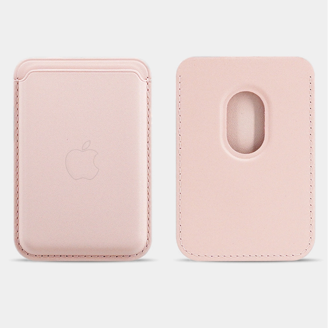iPhone Leather Wallet MagSafe pushti charm hamyoni
