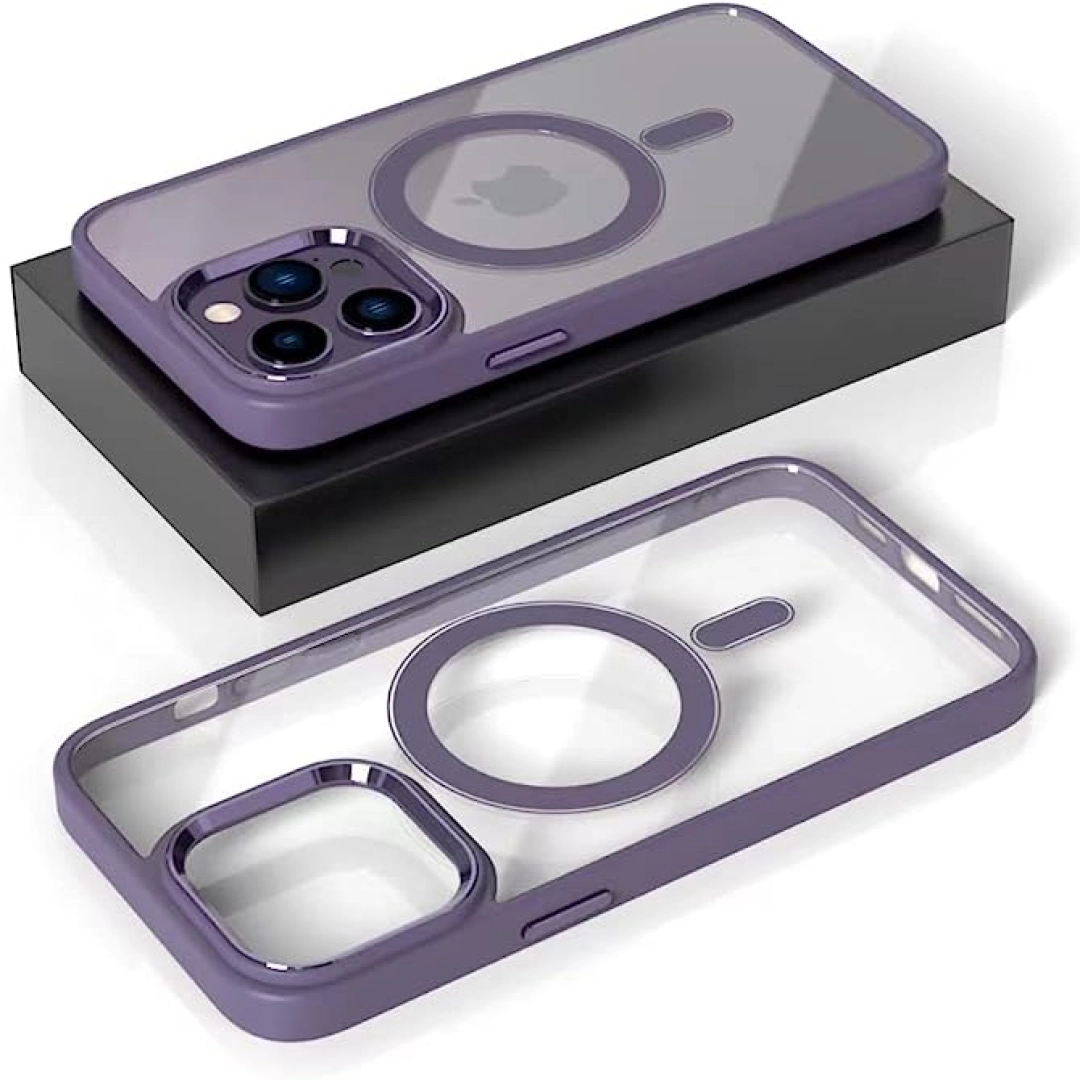 Чехол MagSafe для iPhone 14 Pro фиолетовый