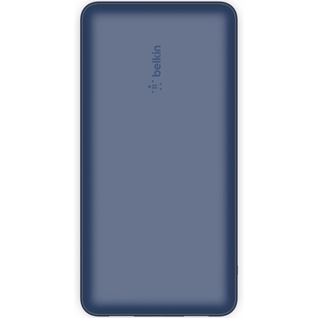 Портативный аккумулятор Power Bank Belkin 20000mAh, 15W, Dual USB-A, USB-C, blue