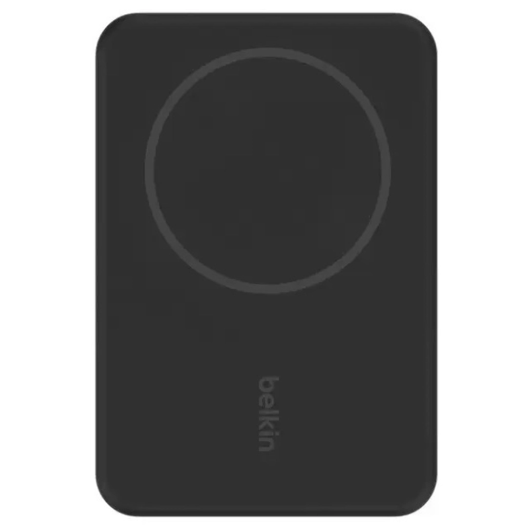 Портативный аккумулятор Power Bank Belkin Magnetic Wireless 5000 + stand Black
