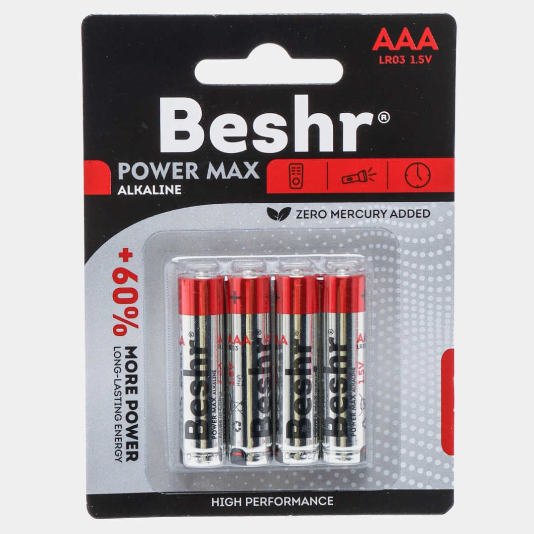 Батарейка POWER MAX ALKALINE 4B AALR6  (4 шт) - фото №1 Батарейка POWER MAX ALKALINE 4B AALR6  (4 шт)