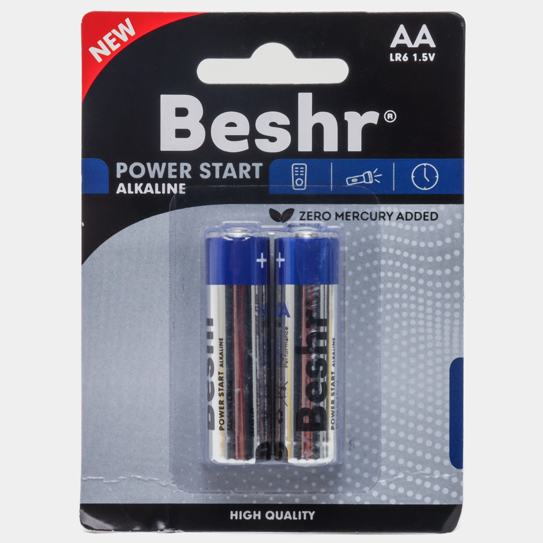 Батарейка POWER STAR ALKALINE 2BAA LR6 1.5V (2 шт)