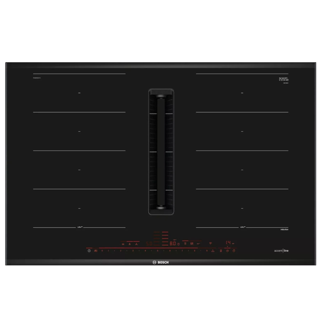 Bosch PXX895D57E induksion oshxona plitasi yuzasi - rasm №1 Bosch PXX895D57E induksion oshxona plitasi yuzasi