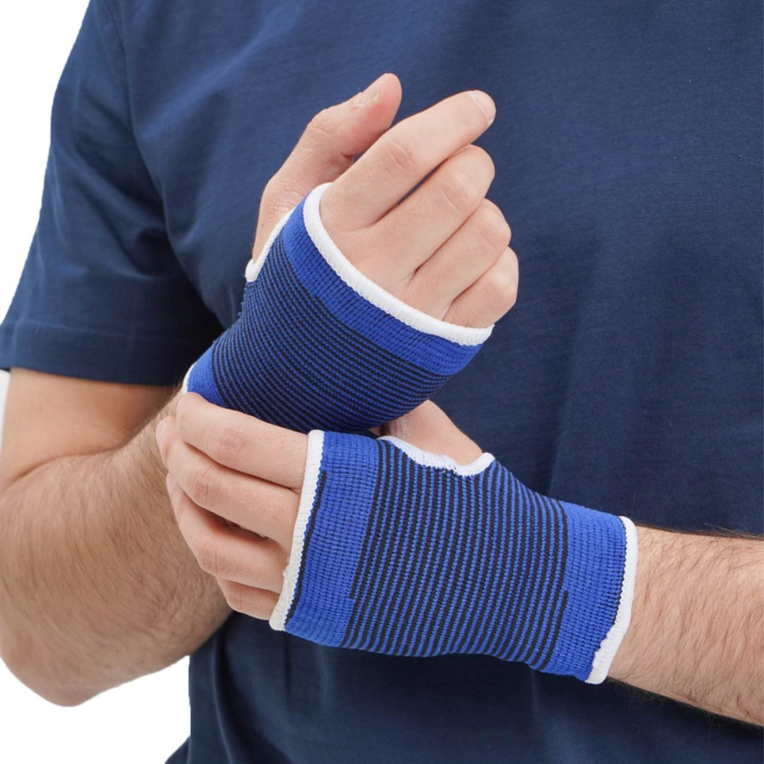 Поддерживающий бандаж для запястья PowerGym 9203 PALM SUPPORT - фото №1 Поддерживающий бандаж для запястья PowerGym 9203 PALM SUPPORT