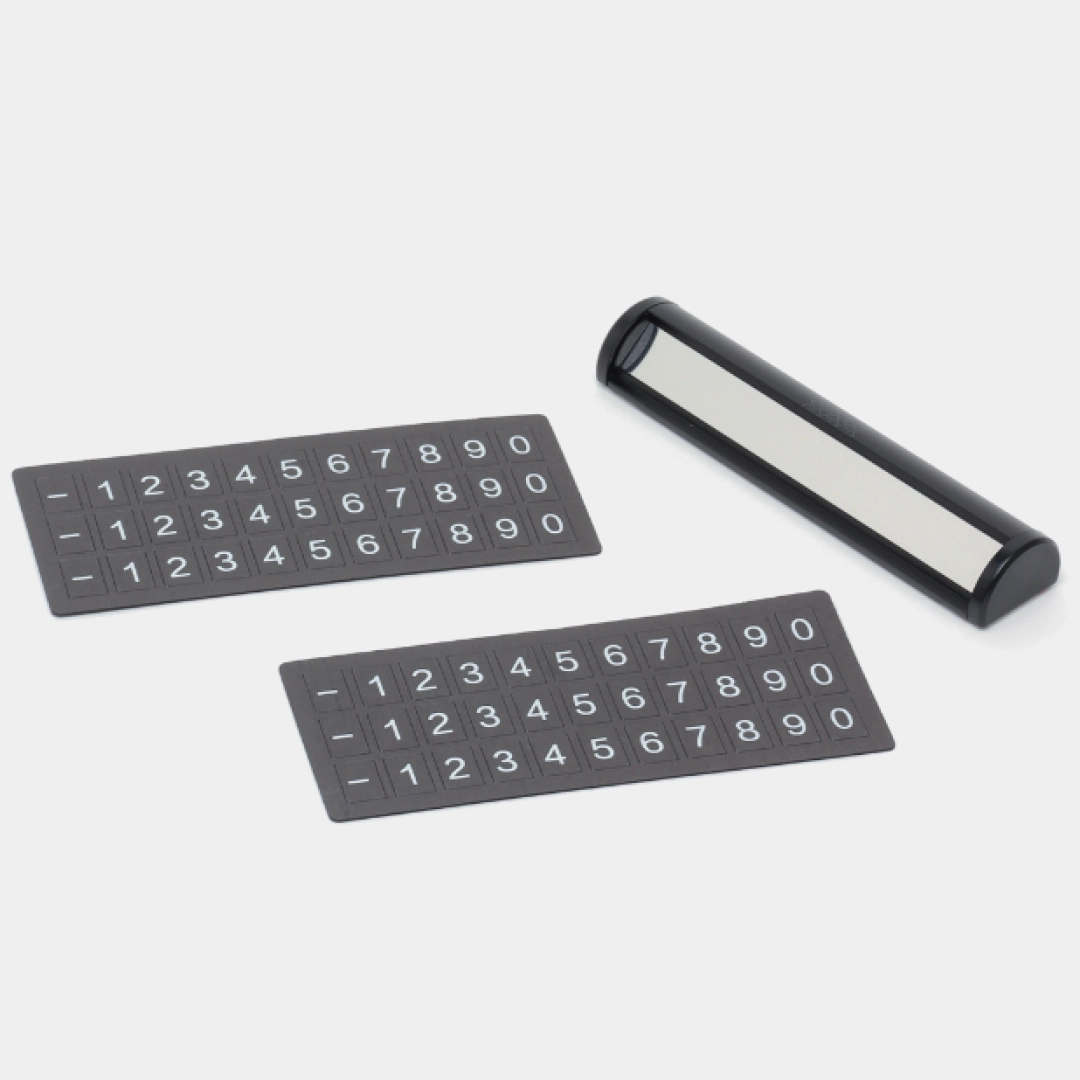 Парковочный номер (автовизитка) Proda PD-CH017 чёрный