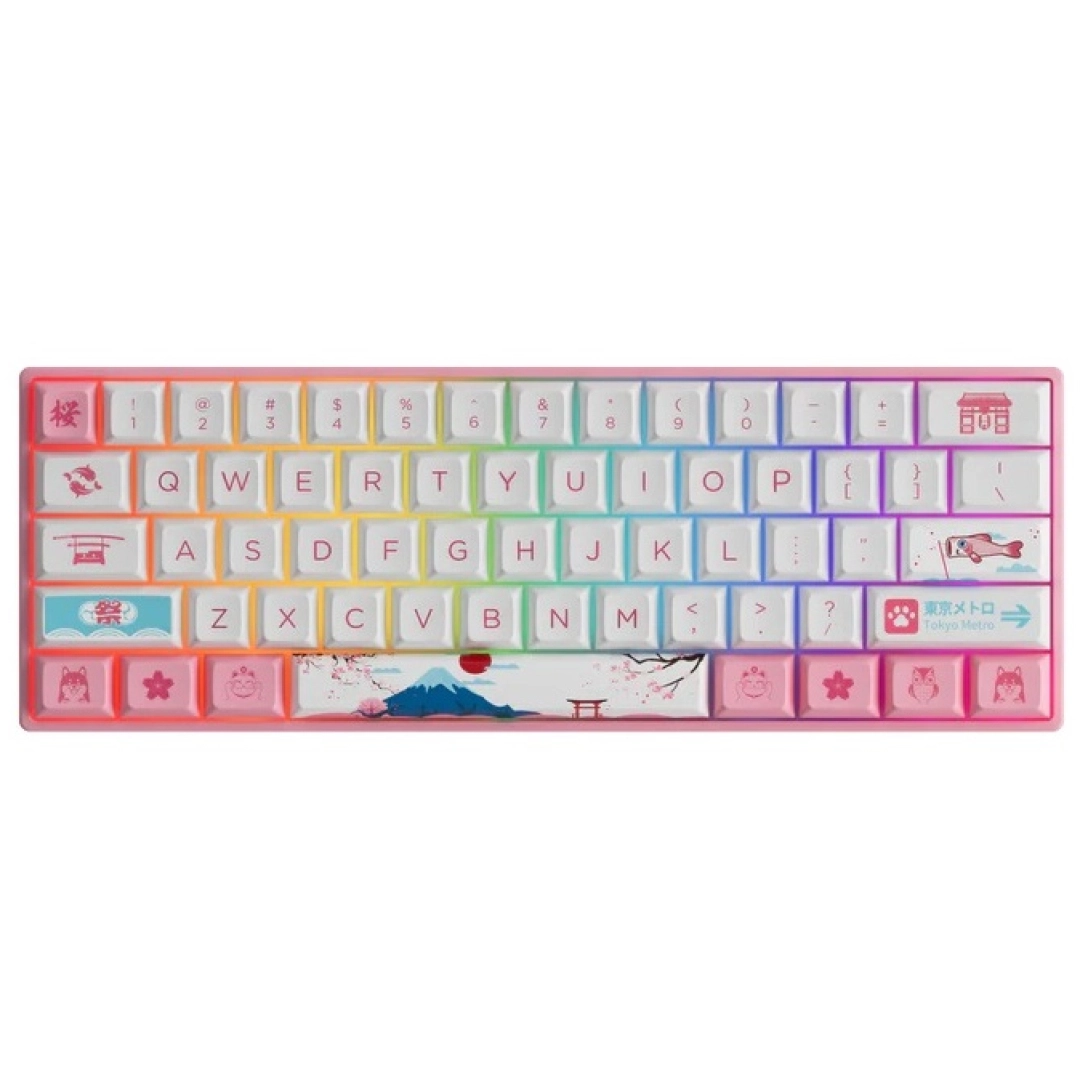 Клавиатура Akko 3061S World Tour Tokyo R2 RGB Hotswappable CS Jelly Pink RGB