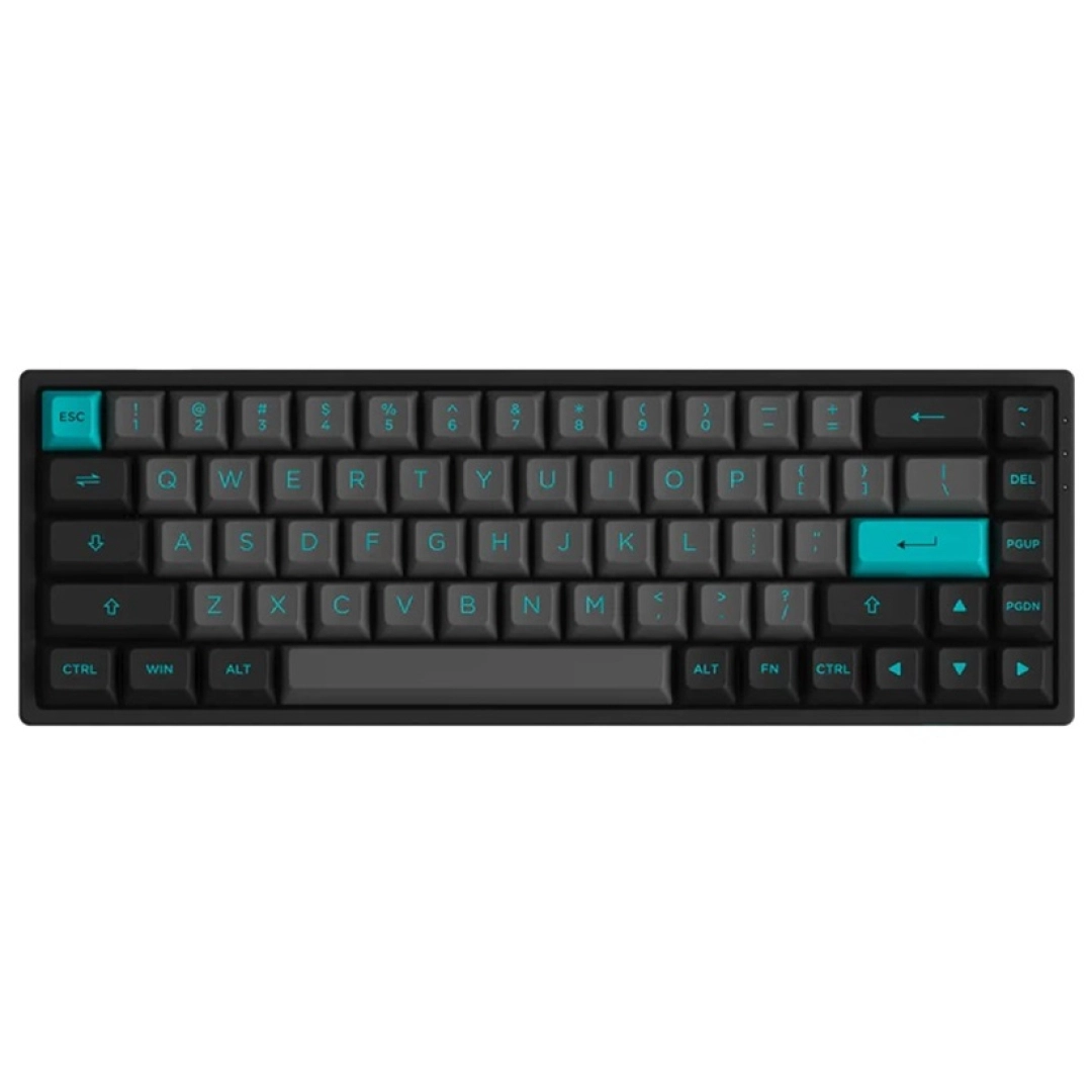 Клавиатура Akko 3068B Plus Black&Cyan CS Jelly Black RGB