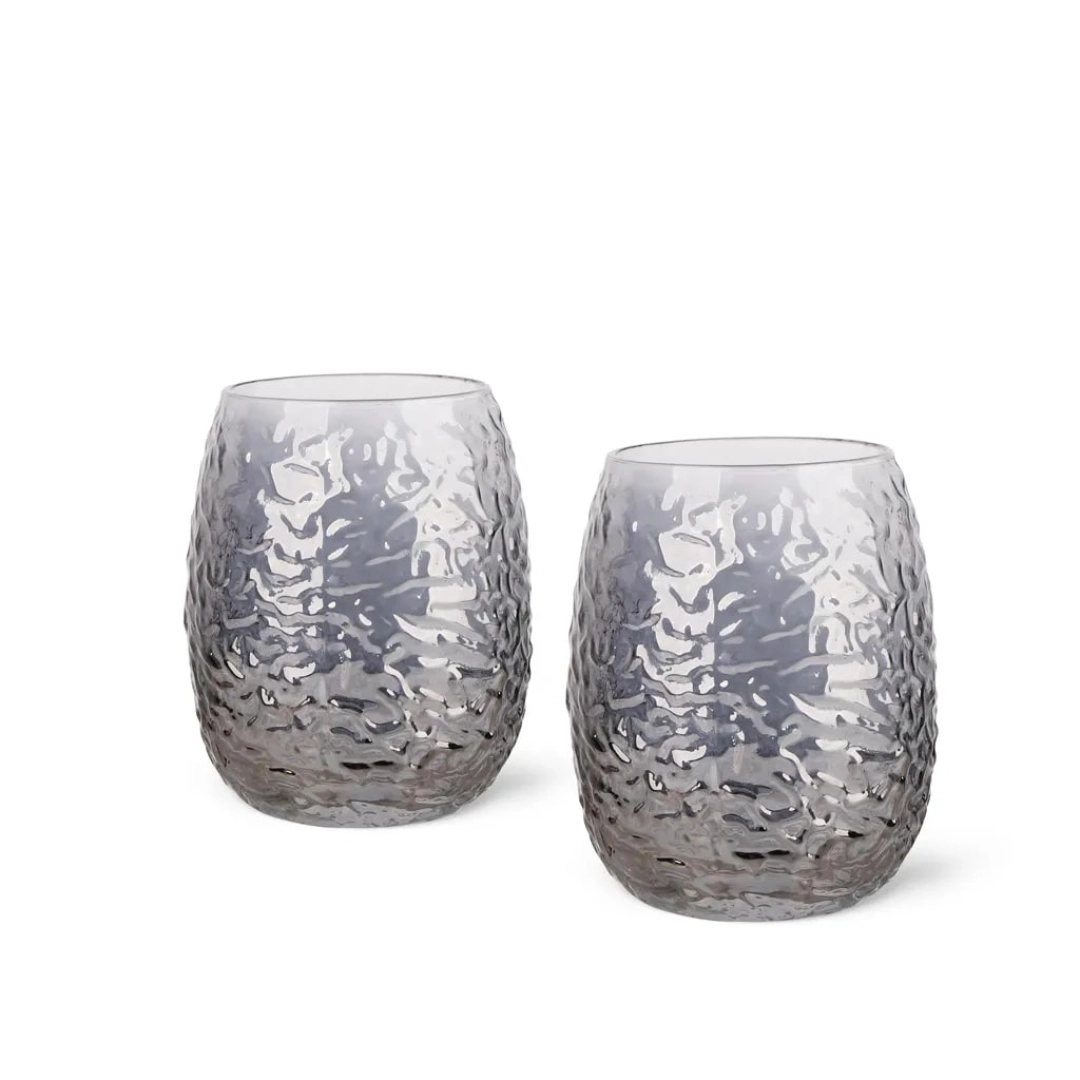 FISSMAN naqshli 2 ta 360 ml shisha krujkasi,