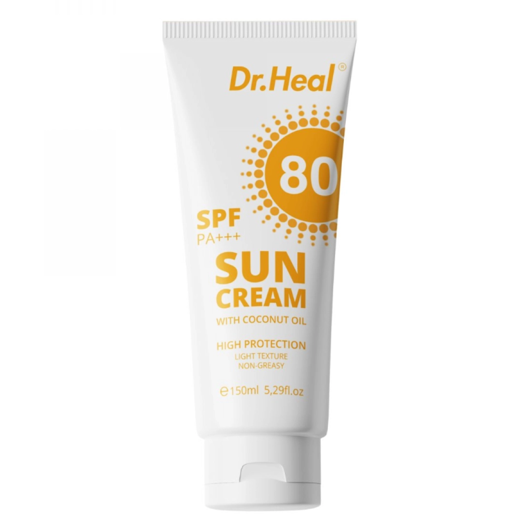 Солнцезащитный крем SUN CREAM WITH COCONUT OIL SPF80 150ML