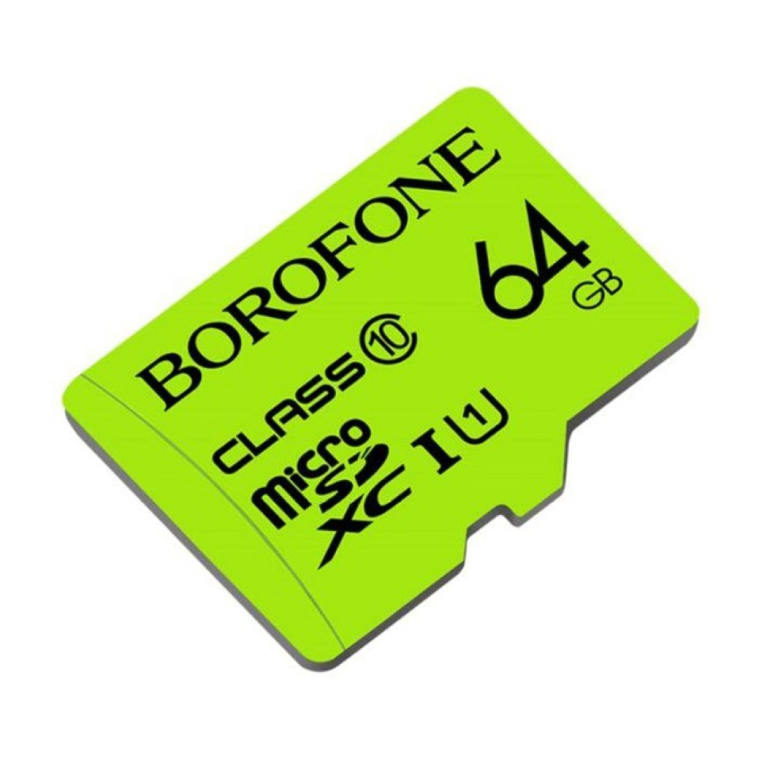 BOROFONE TF MEMORY CARD 64GB Micro SD Class 10 xotira kartasi