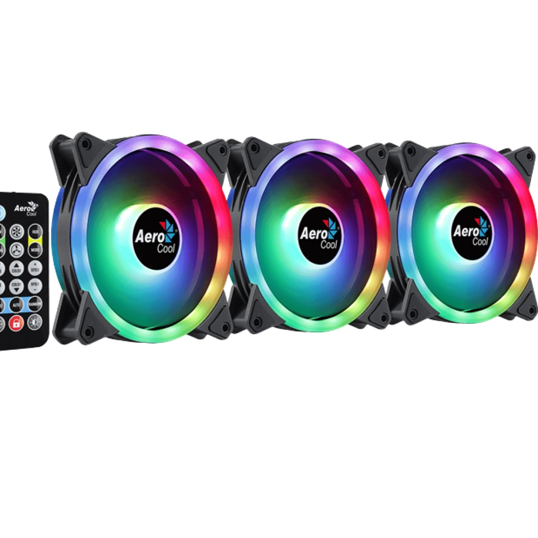 Вентилятор для корпуса Aerocool Duo 12 Pro Black