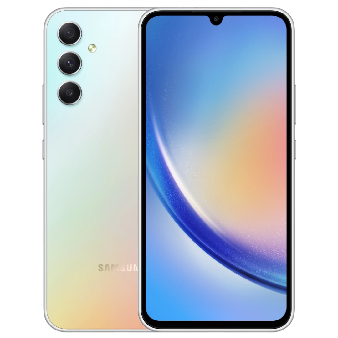 Смартфон Samsung Galaxy A34 8/256GB Серебристый