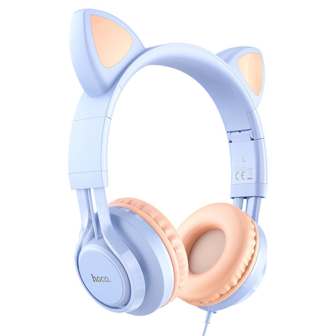 Проводные наушники фиолетовый Hoco W36