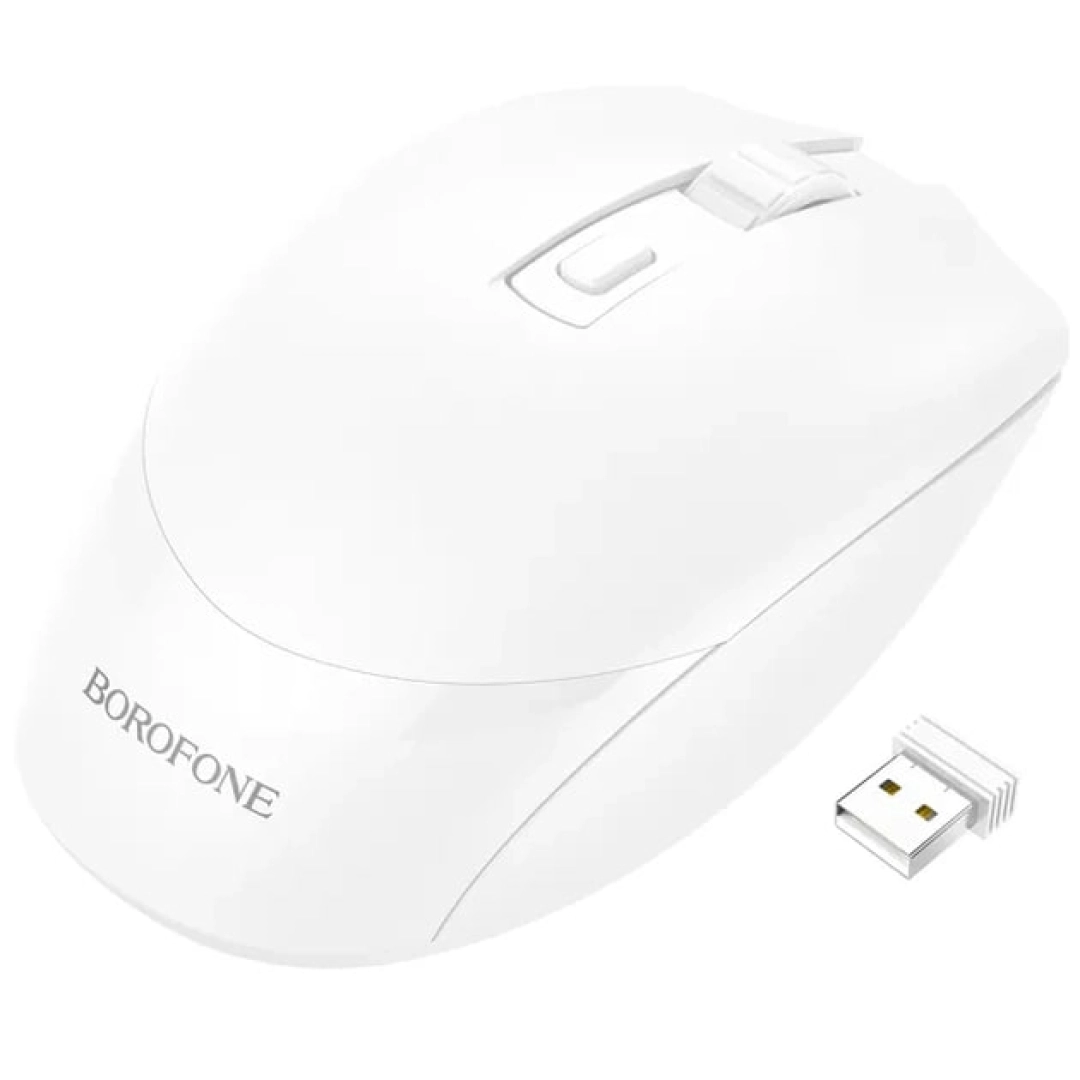 Беспроводная мышь Borofone BG7 white - фото №1 Беспроводная мышь Borofone BG7 white