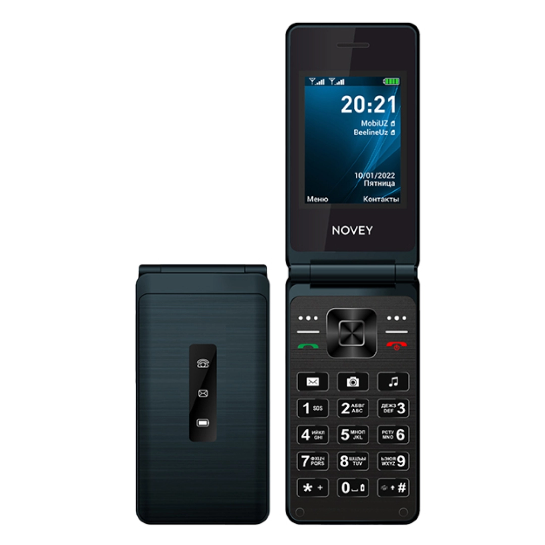 Novey S77 ko'k rangli telefoni