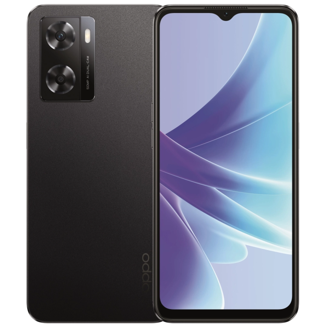 OPPO A57S 4/128GB Qora Smartfoni