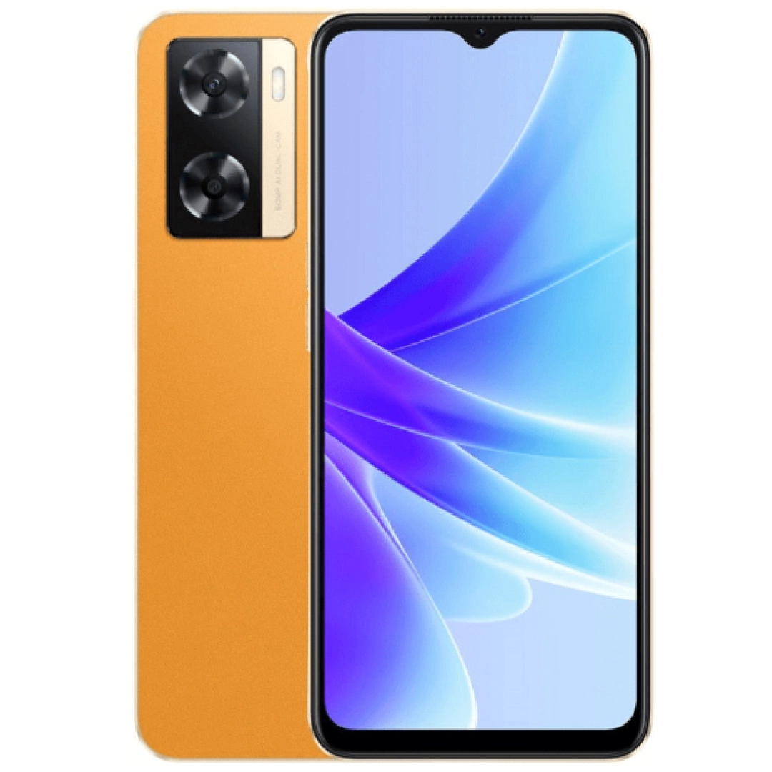 OPPO A77S 8/128GB Apelsinrang Smartfoni