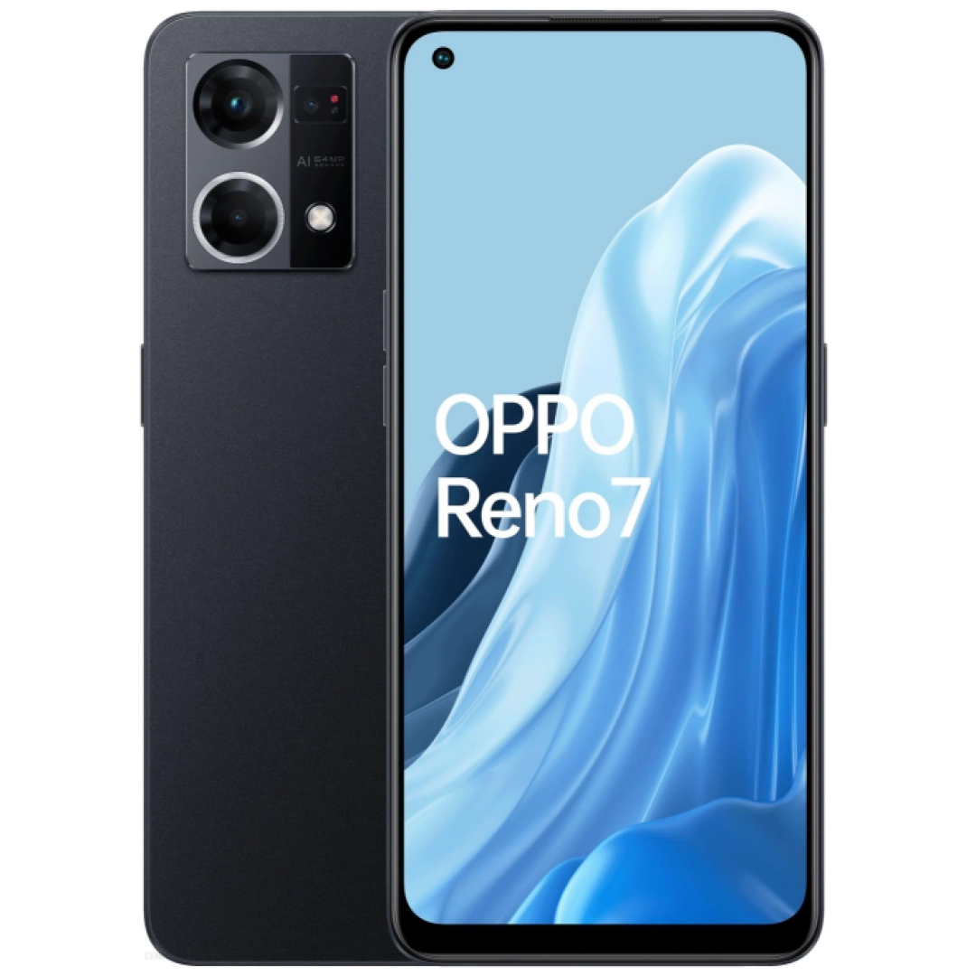 OPPO Reno 7 8/128GB Qora Smartfoni