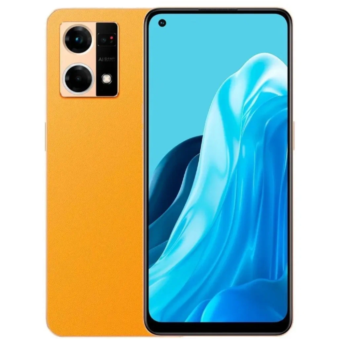 OPPO Reno 7 8/128GB Apelsinrang Smartfoni