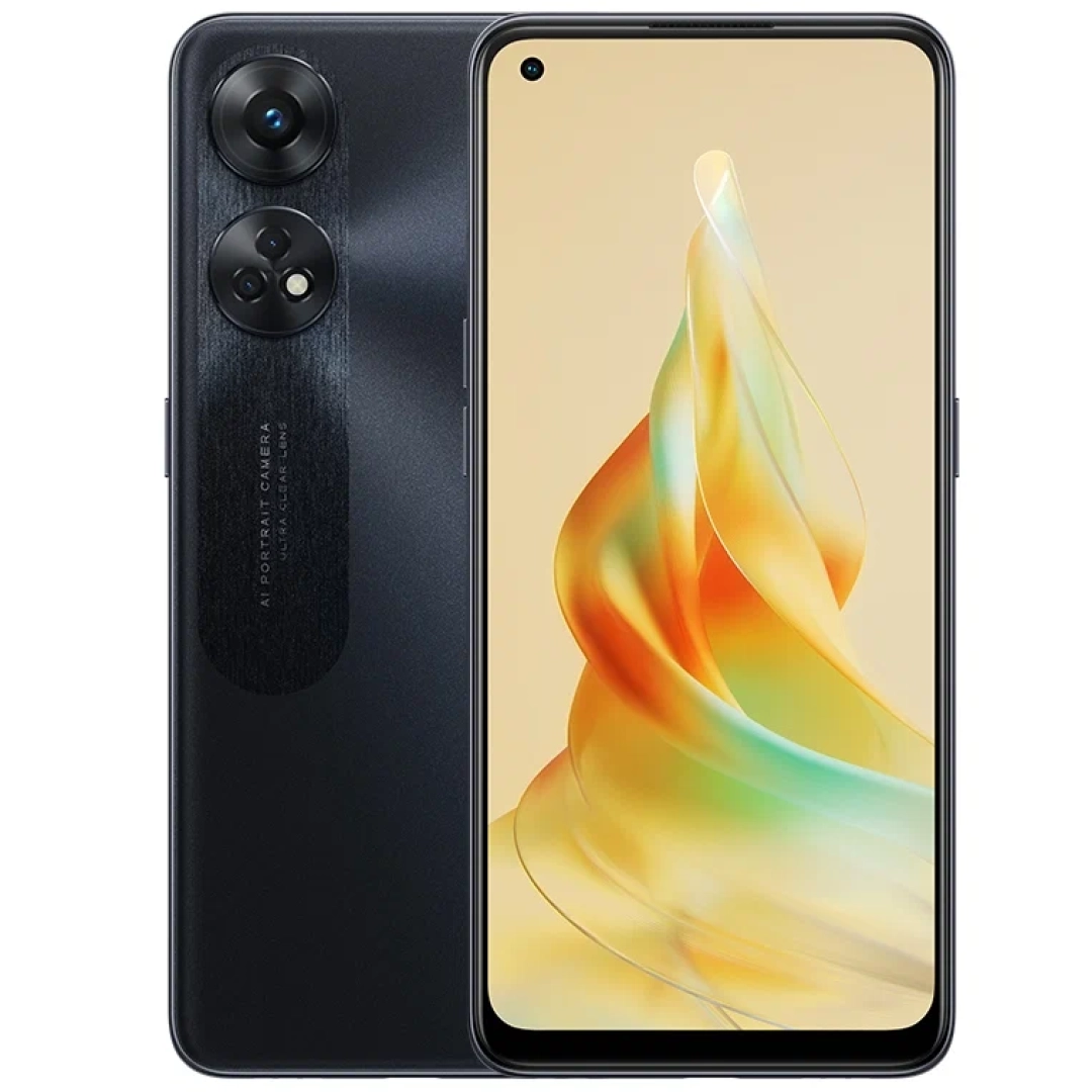 OPPO Reno 8T 8/128GB Qora Smartfoni