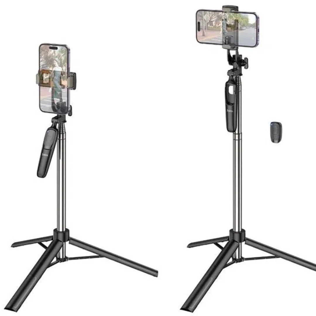 Монопод для селфи с пультом BT с подсветкой Hoco K19