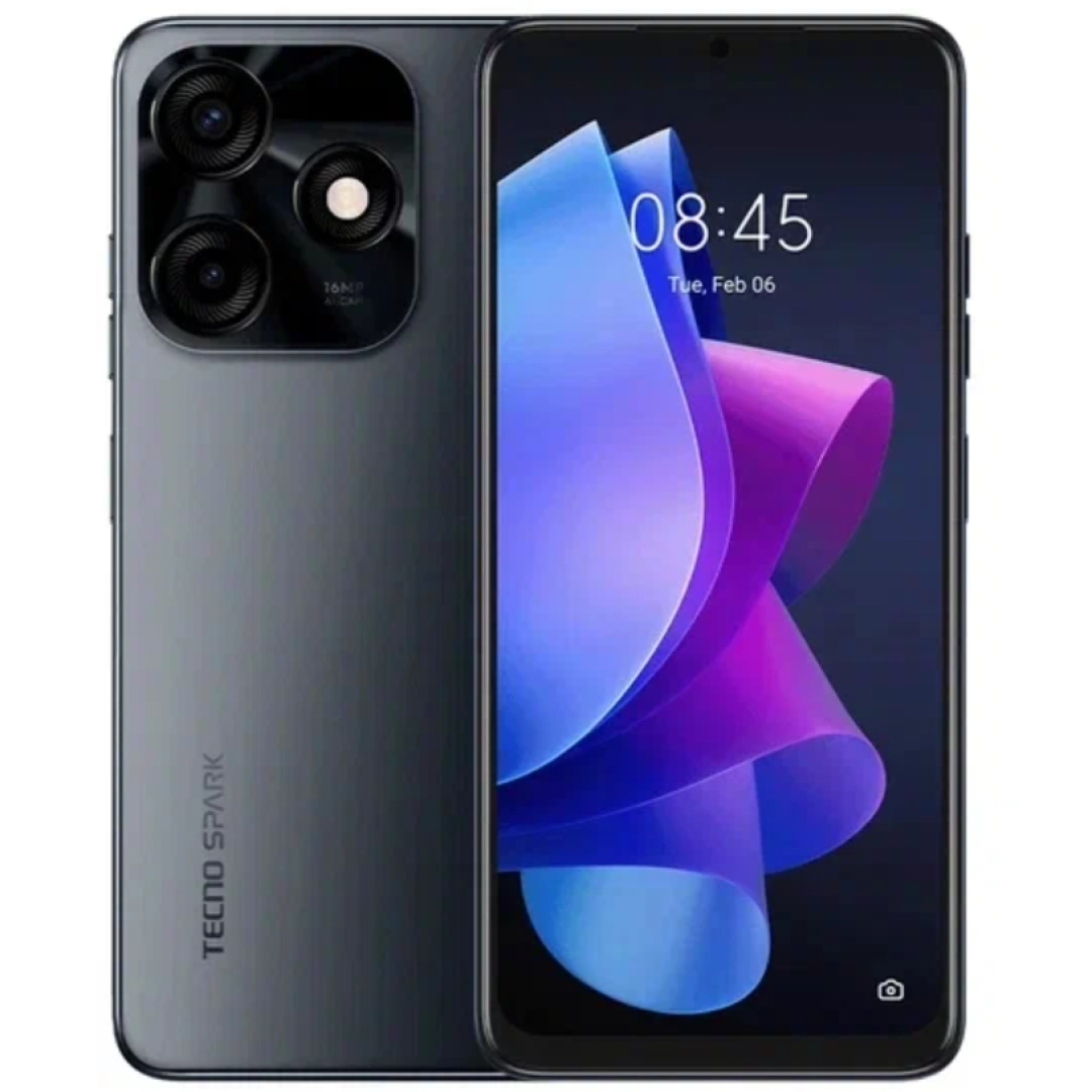Смартфон TECNO Spark 10C 4/128GB Чёрный - фото №1 Смартфон TECNO Spark 10C 4/128GB Чёрный