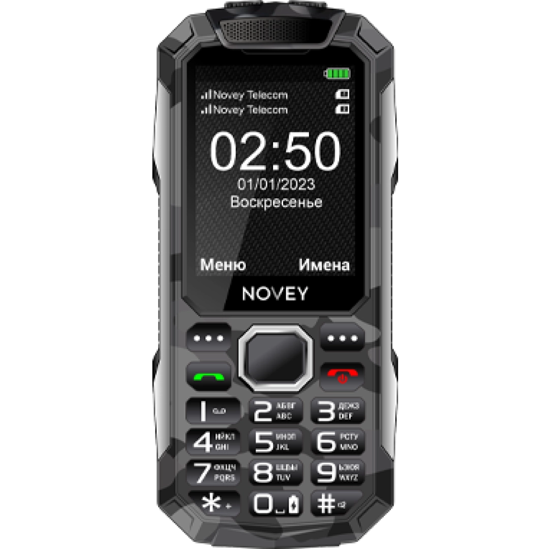 Телефон Novey T250 Camouflage Gray