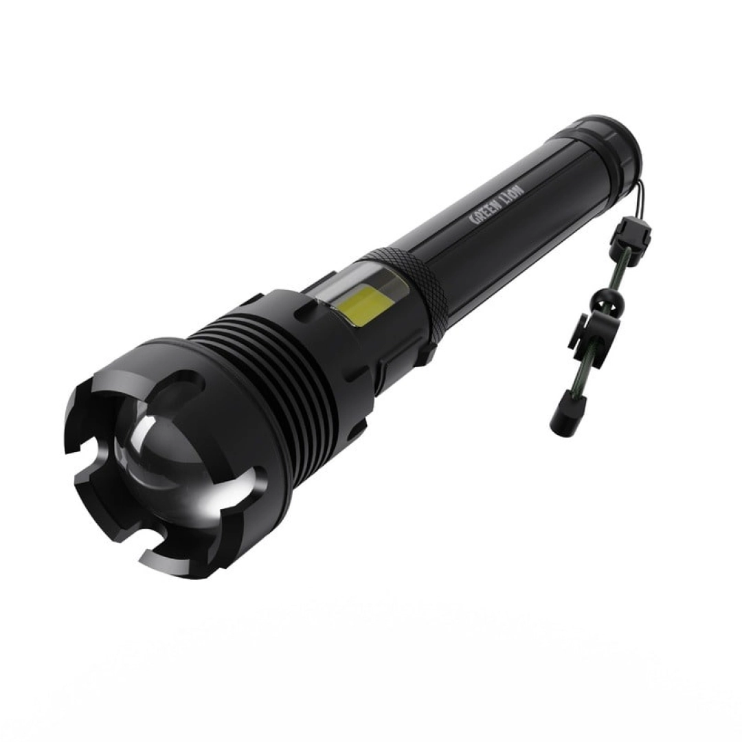 Green Lion Rechargeable Torch  tashqi akkumulyatori