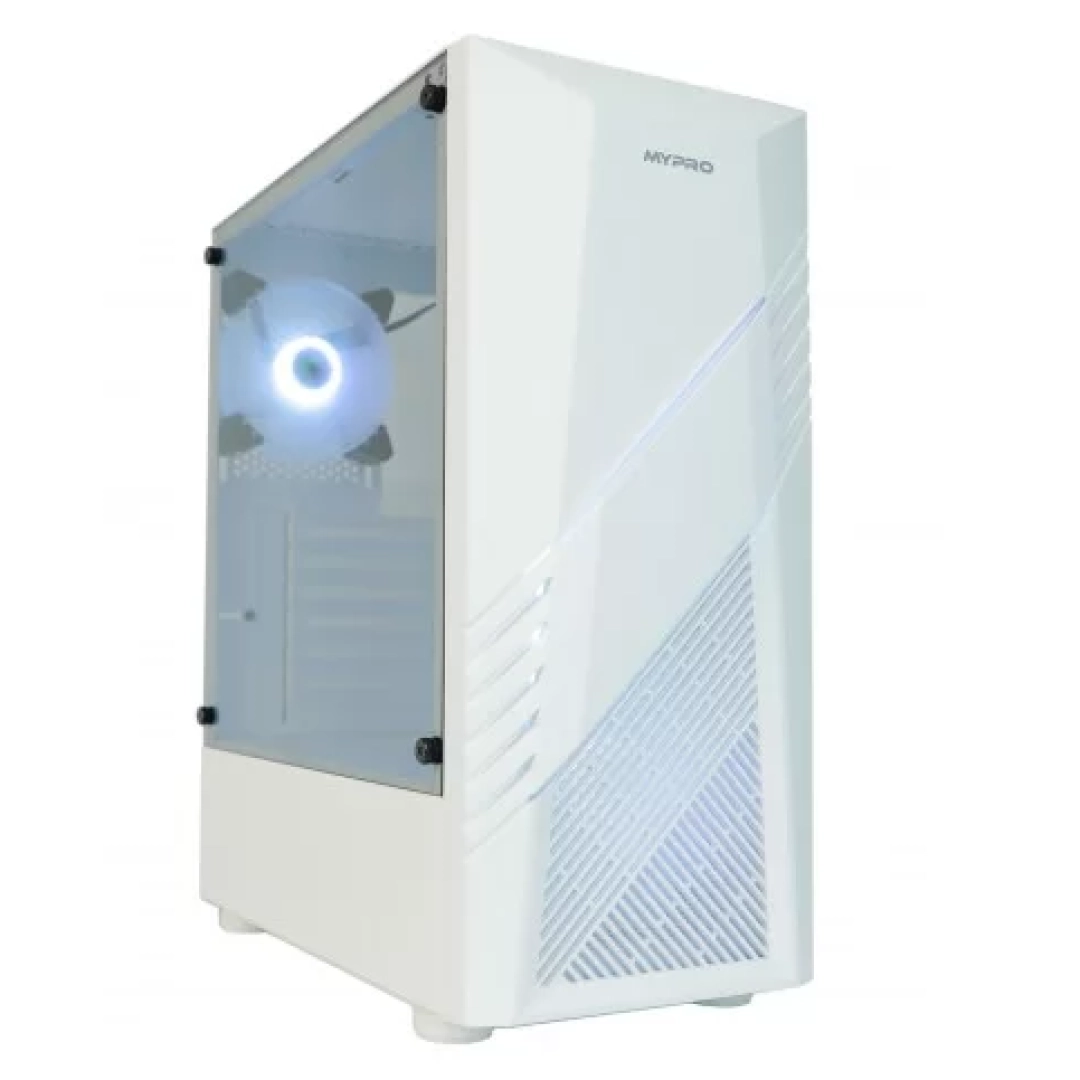 Компьютерный корпус Mypro Gaming MG15 TG White